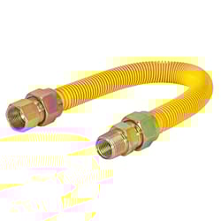 Eastman 3/4 in. FIP X 3/4 in. D MIP 24 in. Stainless Steel Gas Connector