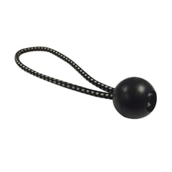 AHC Black Bungee Ball Cord 6 in. L X 0.2 in. 50 lb 1 pk