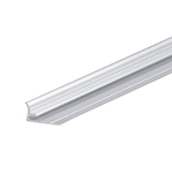 M-D BUILDING PRODUCTS 0.375 in. H X 0.812 in. W X 96 in. L Satin Clear Silver Aluminum Cove Molding