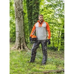 STIHL Pro Mark XXXL Long Sleeve Unisex Gray/Orange Summer Shirt