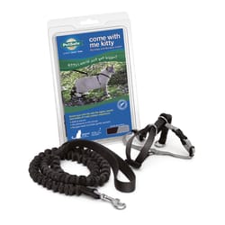 PetSafe Come with me kitty Black Harness & Leash Nylon Cat Leash and Harness Medium