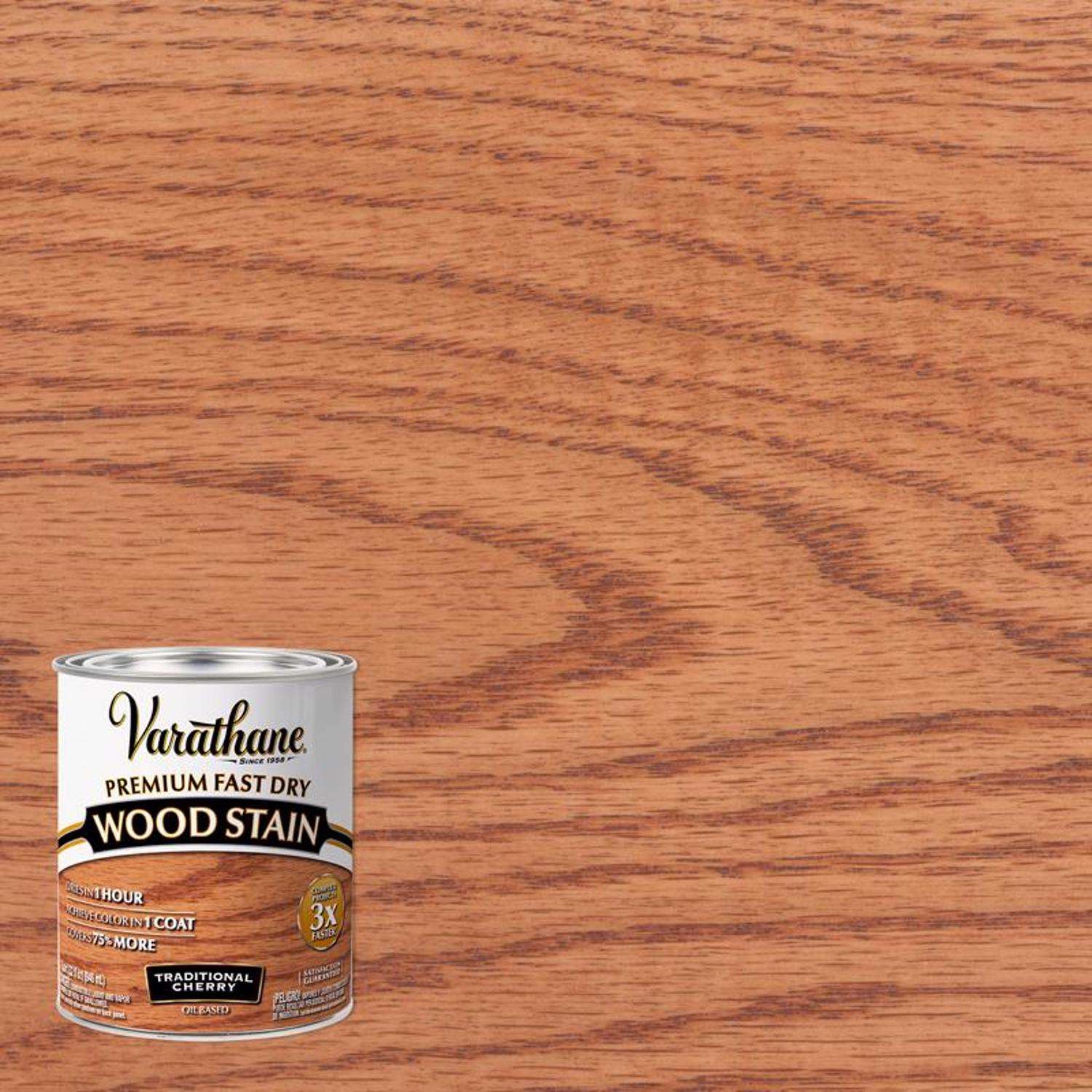 Varathane SemiTransparent Traditional Cherry OilBased Urethane Modified Alkyd Fast Dry Wood