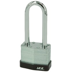 Ace 1-5/16 in. H X 1-9/16 in. W Steel Double Locking Padlock