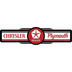 Open Road Brands Chrysler Plymouth Sign Tin 1 pk
