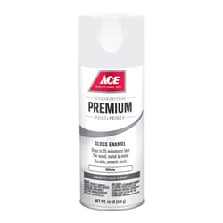 Ace Premium Gloss White Paint + Primer Enamel Spray 12 oz