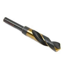 Forney Command Pro 25/32 in. High Speed Steel Silver and Deming Drill Bit 3-Flat Shank 1 pc