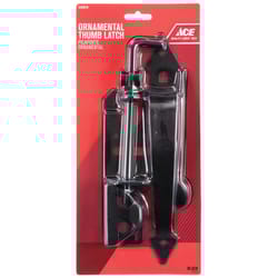 Ace 11 in. H X 3 in. W Steel Thumb Ornamental Gate Latch