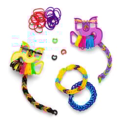 Rainbow Loom Treasure Box Neon Bracelet Making Kit Multicolored
