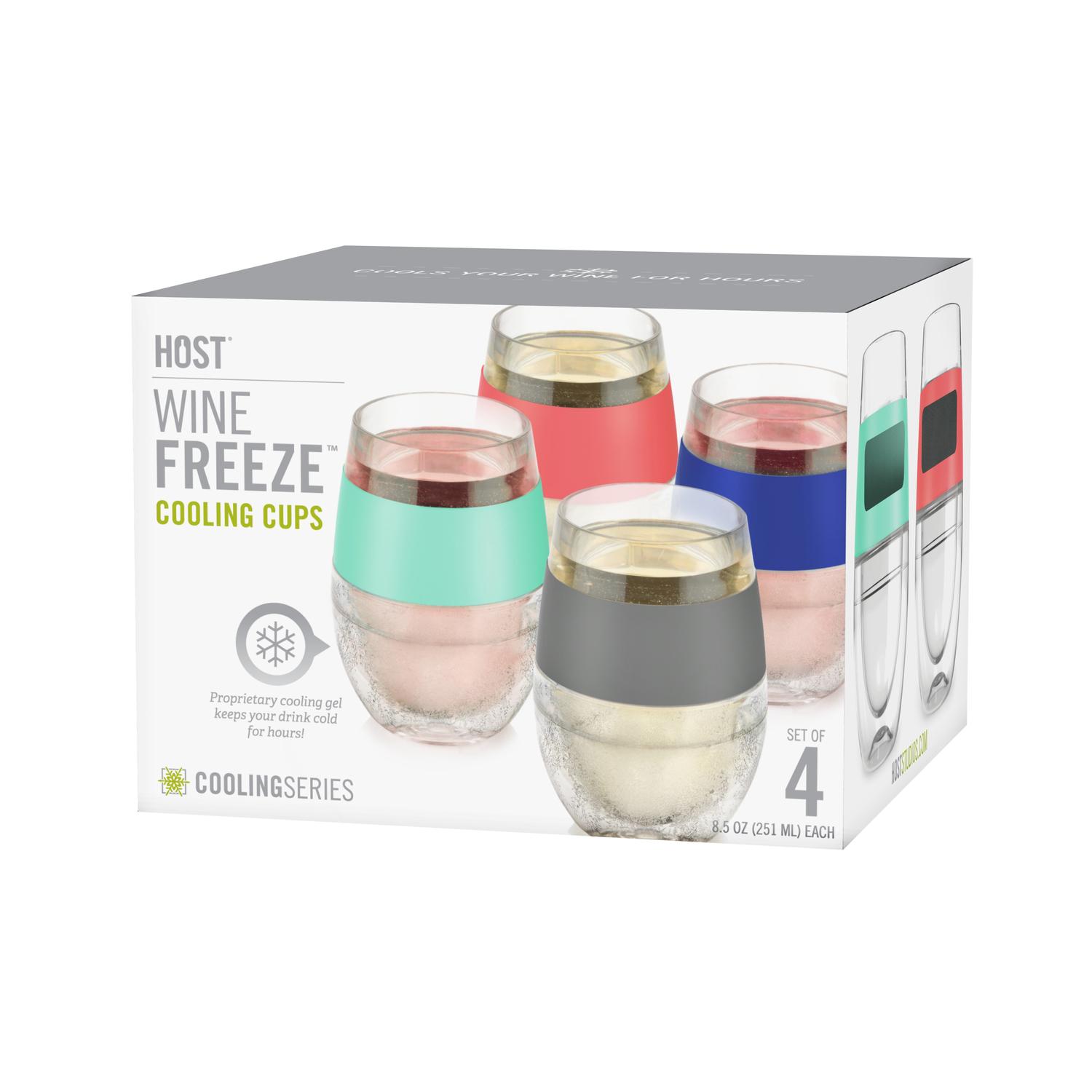 HOST Assorted Plastic Freezable Glasses Sansujyuku sansujyuku.com