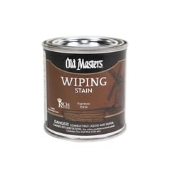 Old Masters Semi-Transparent Espresso Oil-Based Wiping Stain 1/2 pt