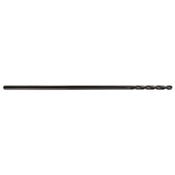 Century Drill & Tool 3/16 in. X 12 in. L High Speed Steel Drill Bit Straight Shank 1 pc