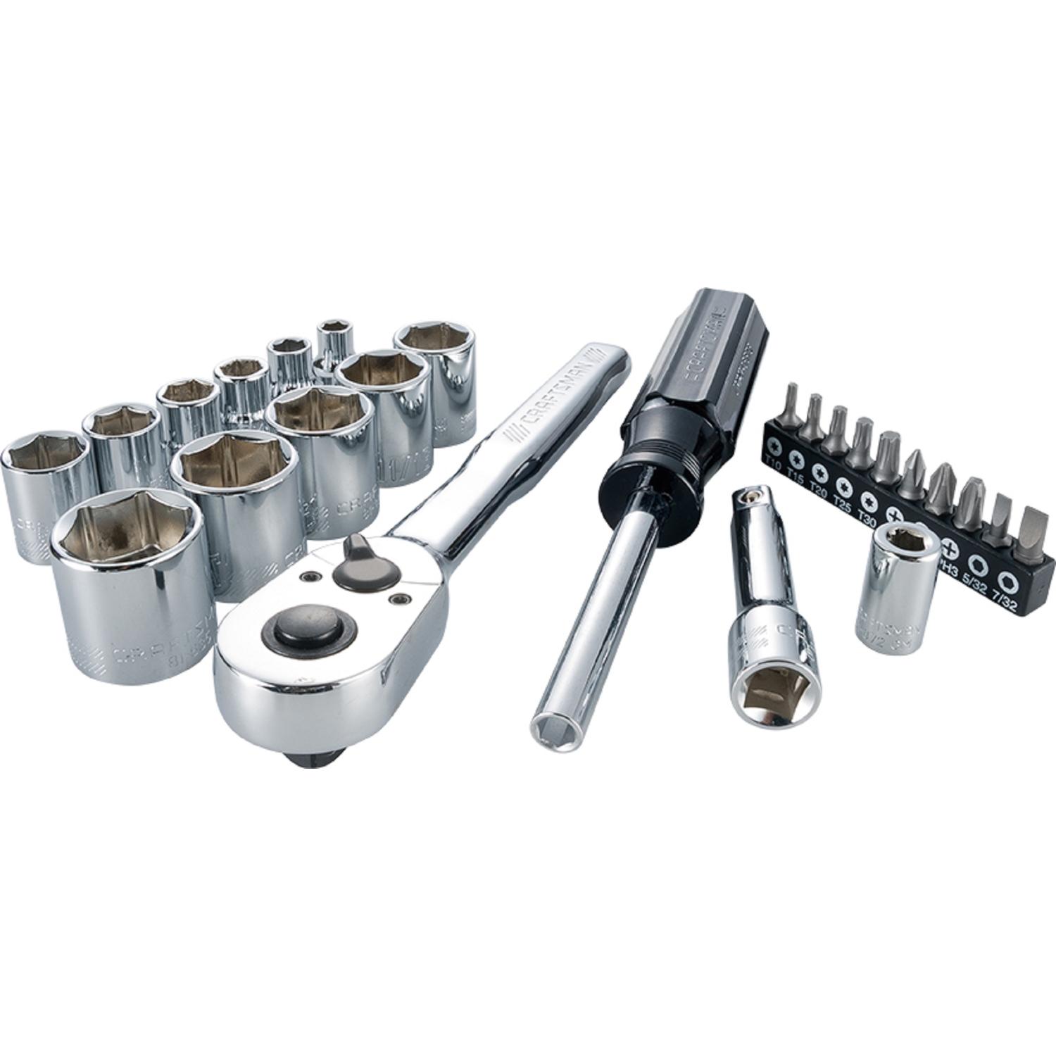 UPC 885911588133 product image for Craftsman 3/8 in. drive SAE 6 Point Nano Mechanic's Tool Set 24 pc. | upcitemdb.com