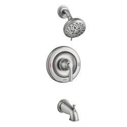 Moen Hilliard 1-Handle Brushed Nickel Tub and Shower Faucet