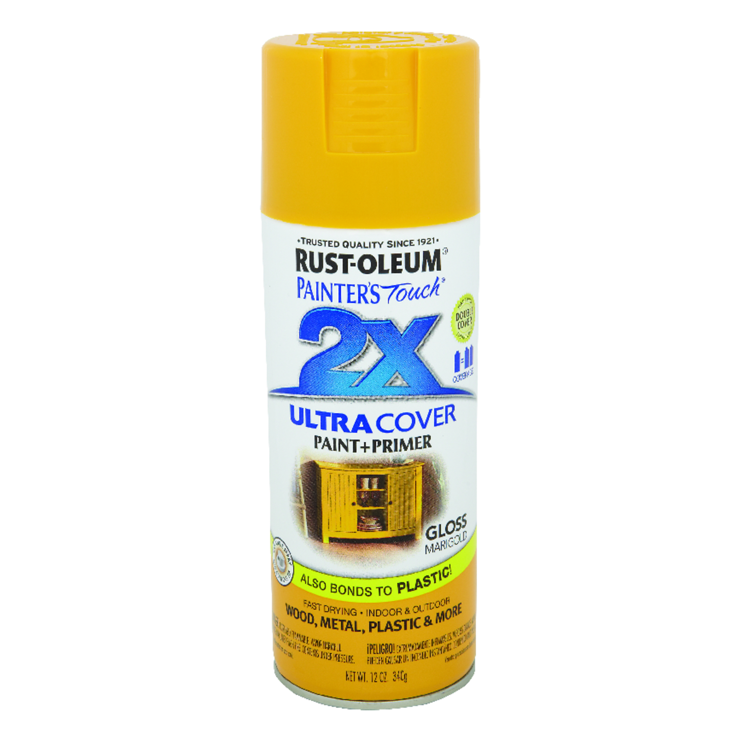 UPC 020066189358 product image for Rust-Oleum Ultra Cover 2X 12 oz  Spray Paint Gloss Marigold - 6 Pack (249862) | upcitemdb.com