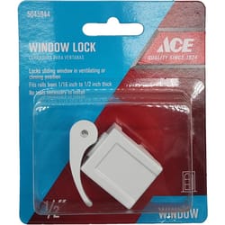Ace White Die-Cast Zinc Window Lock 1 pk