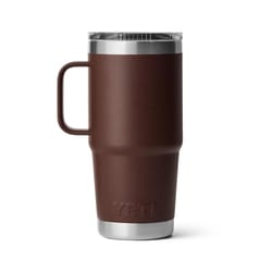 YETI 20 oz Wetlands Brown BPA Free Rambler Travel Mug