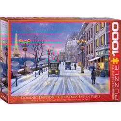 Eurographics Christmas Eve in Paris Jigsaw Puzzles Multicolored 1000 pc