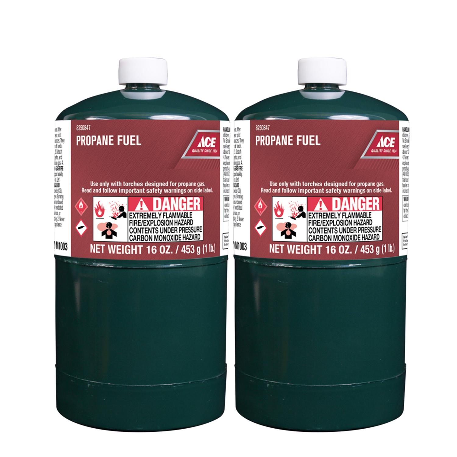 Ace 16 oz Steel Propane Fuel Cylinder Mfr 309928 Ace Hardware