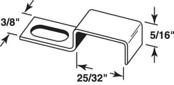 Prime-Line Mill Aluminum Stretcher Clip For 3/8 inch 4 pk