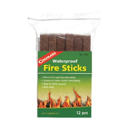 Coghlan's Fire Sticks Brown Fire Starter 3 in. H X 1 in. W X 5 in. L 12 pk