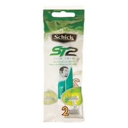 Schick ST2 Disposable Double Blade Razors 2 pk