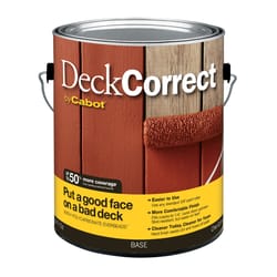 Cabot  DeckCorrect  Solid  Tintable Tint Base  Water-Based  Latex  Deck Stain  1 gal. 
