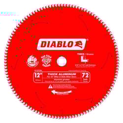 Diablo 12 in. D X 1 in. TiCo Hi-Density Carbide Circular Saw Blade 72 teeth 1 pk
