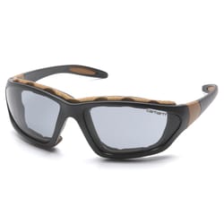 Carhartt Carthage Anti-Fog Full-Frame Safety Glasses Gray Lens Black/Tan Frame 1 pc