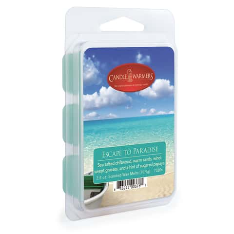 Candle Warmers Blue Escape to Paradise Scent Wax Cubes 2.5 oz