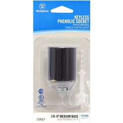 Westinghouse Phenolic Medium Base Keyless Socket 1 pk