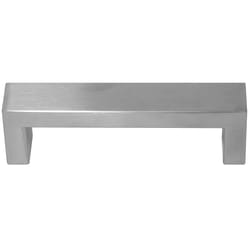 MNG Brickell Transitional Bar Cabinet Pull 7-9/16 in. Stainless Steel Silver 1 pk