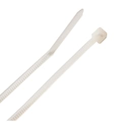 Secure Cable Ties 1/4 inch White Flexible Conduit - 100 Foot