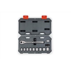 Crescent 3/8 in. X 3/8 in. drive Metric 6 Point Mechanic's Tool Set 15 pc