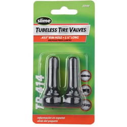 Slime Rubber Tubeless Tire Valve 2 pk