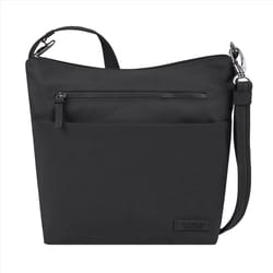 Travelon Medium Polyester Black Crossbody Bag