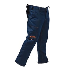 STIHL 30" Denim Twill Pants Navy Blue M 1 pk