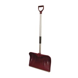 Pathmaster Ultra Lite-Wate 20 in. W X 51.5 in. L Poly Snow Shovel