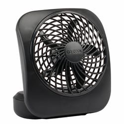 O2Cool 6.29 in. H X 5 in. D 2 speed Personal Fan