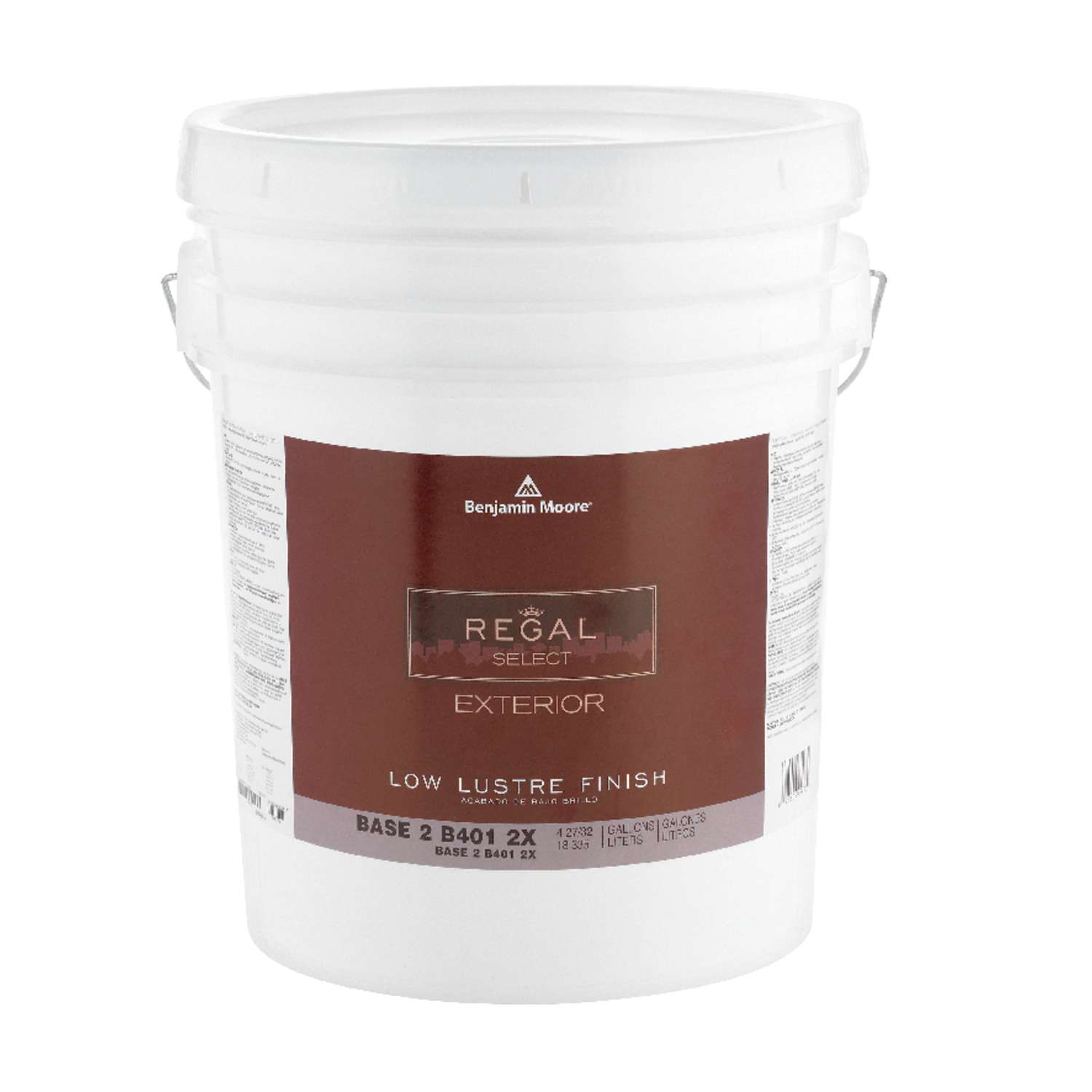 Benjamin Moore Regal Select Paint Acrylic Exterior Low Lustre Base 2 5
