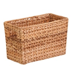 Best Choice Products Set of 2 16in Woven Water Hyacinth Pantry Baskets w/  Chalkboard Label, Chalk Marker - Natural