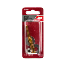 Ace Toilet Screw Set Brass