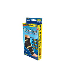 Foot Angel As Seen On TV Black Foot Compression Sleeve 1 pk