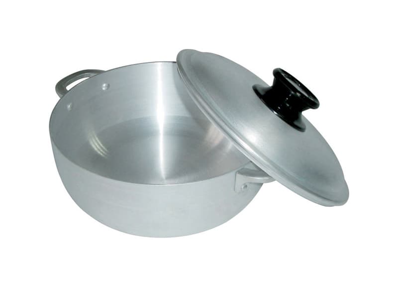 Bene Casa Aluminum Caldero 11.3 qt Silver Sansujyuku sansujyuku.com