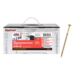 GRK Fasteners 5/16 in. X 6 in. L Star Washer Head Self Tapping Structural Screws