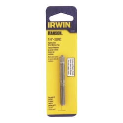 Irwin Hanson High Carbon Steel SAE Bottom Tap 1/4 in. 1 pc