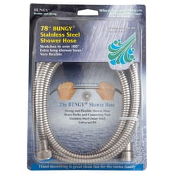 Whedon BUNGY Brushed Nickel Stainless Steel 78 in. Shower Hose