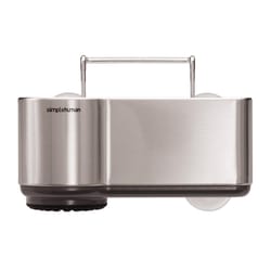 Simplehuman 5.6 in. L X 7.6 in. W X 7.5 in. H Stainless Steel Sink Caddy