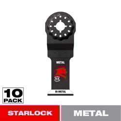 Diablo Starlock 1-1/4 in. W Bi-Metal Curved Contact Edge Oscillating Blade Metal 10 pk
