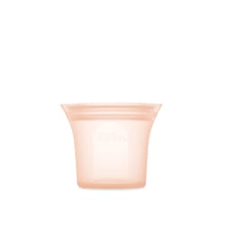 Zip Top 9 oz Peach Storage Cup 1 pk