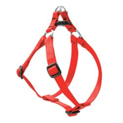 LupinePet Basic Solids Red Red Nylon Dog Harness